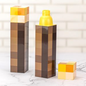 Minecraft Square Bottle. 22 oz.